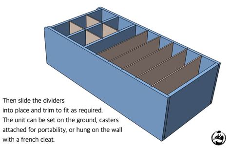 part organizer drawing